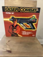 PANOSH PLACE LASER COMBAT PATROL SET LASER TAG PHASER 1986 SEALED RARE VINTAGE - Image 5