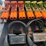 Lot 7 x Lazer Tag Team Ops Laser Guns + 4 Headsets, Tiger Electronic Eye link co