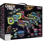 Squad Hero Rechargeable Laser Tag 360° Sensors + LCDs -Set of 4 -New in Open Box