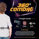 Squad Hero Rechargeable Laser Tag 360° Sensors + LCDs -Set of 4 -New in Open Box - Image 2