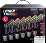 Squad Hero Laser Tag Light Force Set of 6 Rechargeable Guns & Vests- OB