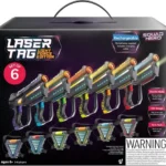 Squad Hero Laser Tag Light Force Set of 6 Rechargeable Guns & Vests- OB