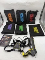 Squad Hero Laser Tag Light Force Set of 6 Rechargeable Guns & Vests- OB - Image 2