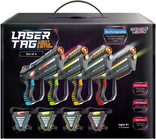 s-l500 (4) Rechargeable Laser Tag Set for Kids Teens & Adults with Gun & Vest Sensors - Image 1