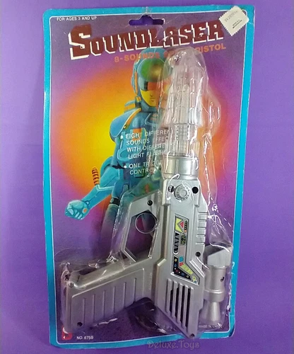 s-l500 (41) VINTAGE SPACE LASER GUN - WITH LIGHTS - 8 DIFFERENT SPACE SOUNDS - RARE 🔥🔥🔥 - Image 1
