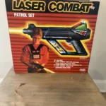 PANOSH PLACE LASER COMBAT PATROL SET LASER TAG PHASER 1986 SEALED RARE VINTAGE