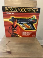 PANOSH PLACE LASER COMBAT PATROL SET LASER TAG PHASER 1986 SEALED RARE VINTAGE
