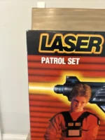 PANOSH PLACE LASER COMBAT PATROL SET LASER TAG PHASER 1986 SEALED RARE VINTAGE - Image 2