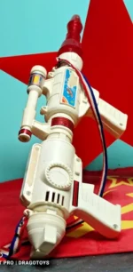 VINTAGE SPACE LASER ELECTRONIC GUN TOY ASTRONAUT ALIEN BLASTER FLASHING BARREL